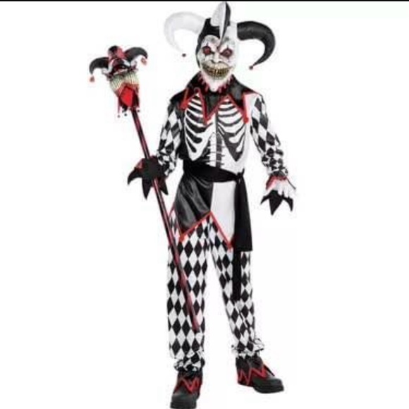 Sinister Jester Halloween Costume - Picture 1 of 2